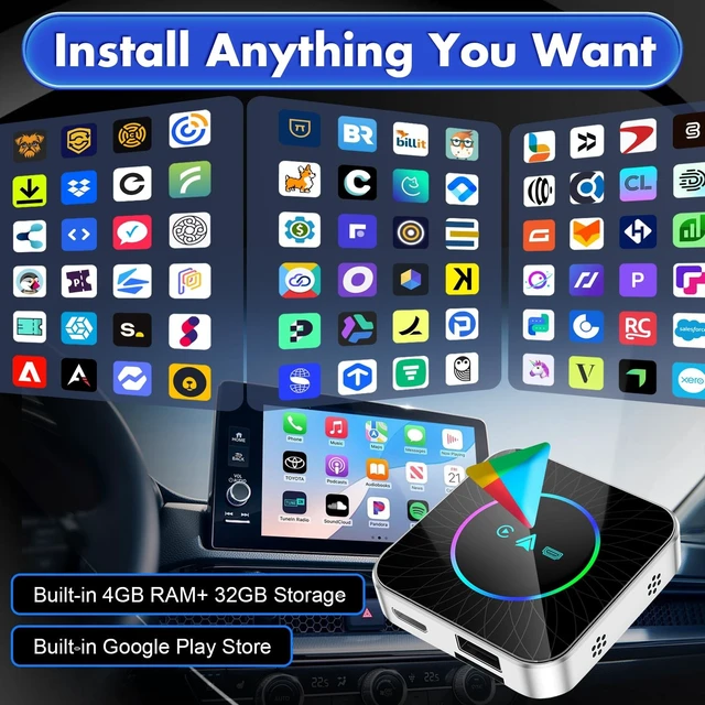 Alt view image 5 of 5 - Magic Ai Box 3.0 Ultra 2026 Upgrade, 32GB CarPlay Box with Video Playback