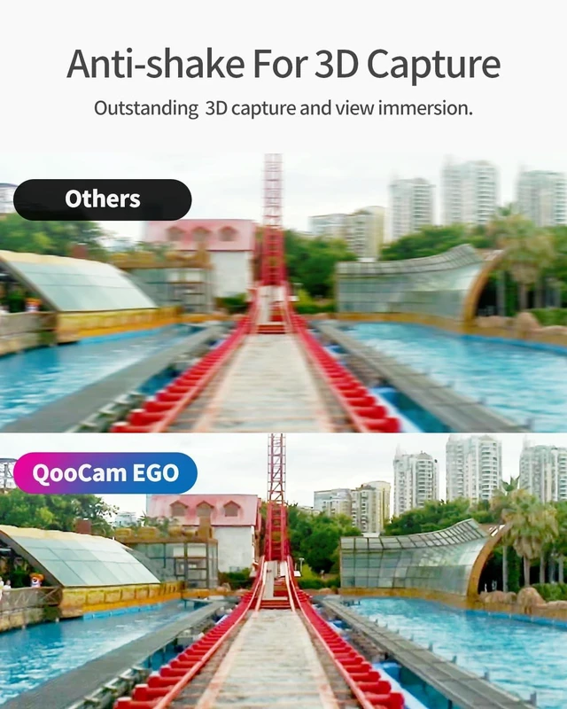Alt view image 5 of 5 - KanDao QooCam EGO 3D VR Camera with 24MP/8K Photos, 4K 60FPS Videos