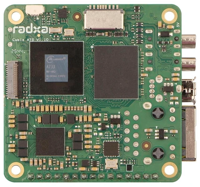 Alt view image 5 of 5 - Radxa Cubie A7S Single Board Computer, Allwinner A733 Octa-Core CPU, 3 Tops NPU, Pocket-Sized (Radxa Cubie A7S 6GB)