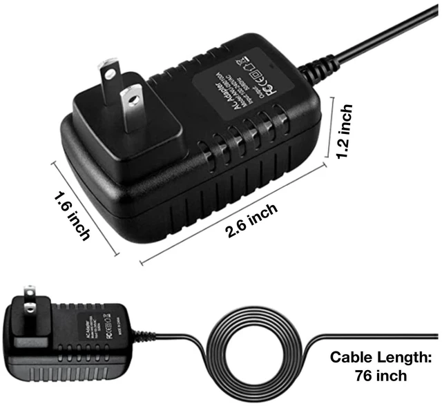 Alt view image 3 of 4 - AC-DC Adapter Replacement for Schumacher DSR ProSeries DSR164 SCUDSR164 12V Lithium Battery Portable Power Station 4000 4000A Peak Amp 12 Volt Electric Jump Starter Jumpstarter Power Cord Cable