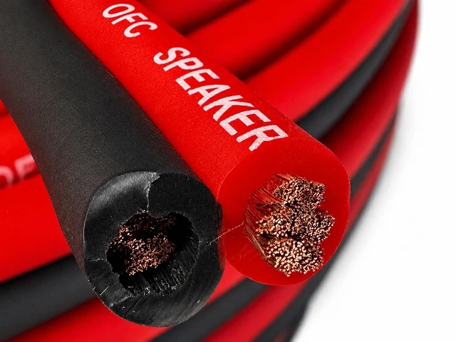 Alt view image 3 of 5 - Resilient Sounds 8G OFC Competition Grade Speaker Wire Red/Black 20FT