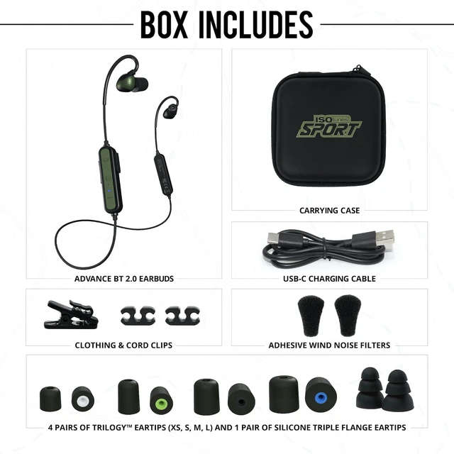 Alt view image 2 of 5 - ISOtunes Sport Advance 2.0 Bluetooth Shooting Ear Protection for Gun Range