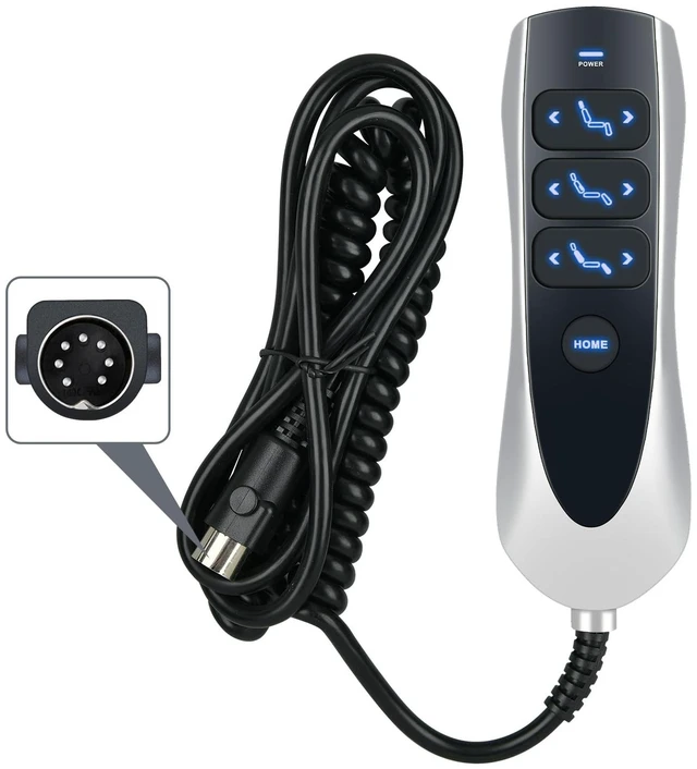 Main image of RYQIF 7 Button 7 Pin Remote Hand Control for OKIN Lift Power Recliners