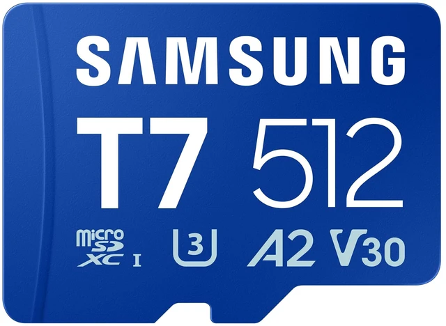 Main image of Samsung microSDXC T7 512GB, Transfer Speeds Up to 170 MB/s