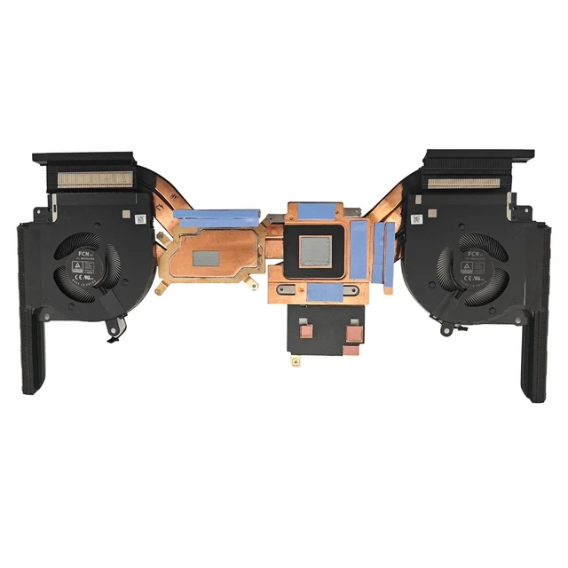 Alt view image 3 of 5 - BestParts New CPU+GPU Cooling Fan with Heatsink Replacement for DELL Alienware X17 R1, P/N:CN-0FGCV9 0FGCV9 AT30500AZCL
