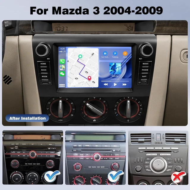 Alt view image 2 of 5 - Upgrcaru 4+64G Car Radio for Mazda 3 2004 2005 2006 2007 2008 2009