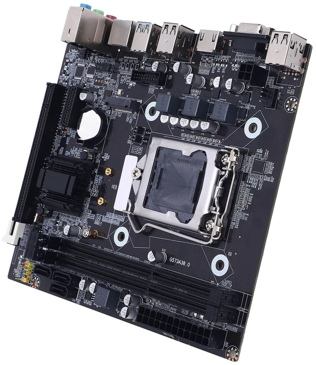 Main image of H81 Computer Motherboard, M ATX LGA 1150 2x8GB DDR3 M.2 Nvme Gaming Mainboard, PCI Express 16X, SATA3.0 2.0, RJ45 VGA HDMI, Supports NGFF and NVME for E3 V3 Series