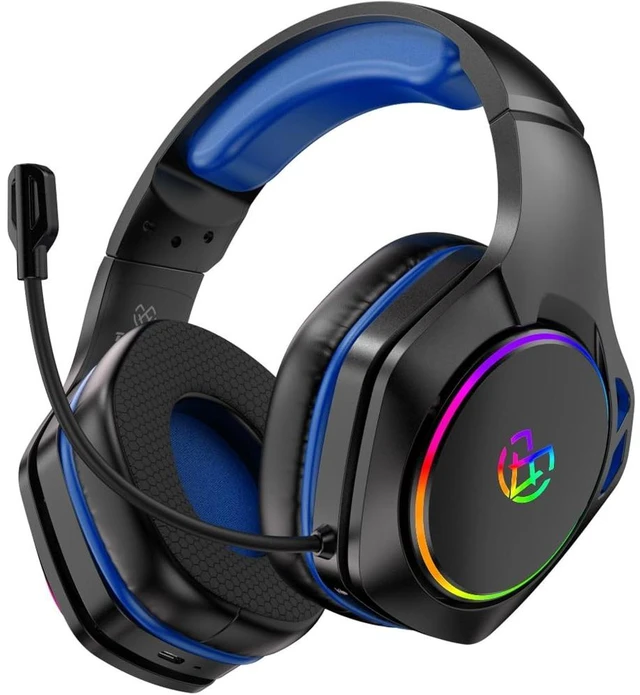 Main image of Tatybo Wireless Gaming Headset for PS5 PC, Dual Mode, Low Latency, Blue