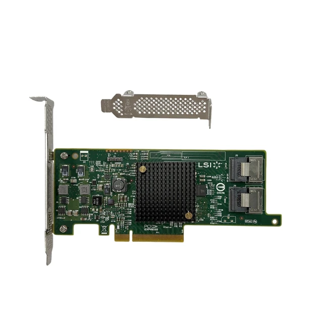Alt view image 3 of 5 - SVNXINGTII LSI 9207-8I SAS2308 PCI Express 3.0 with 2*SFF-8087 SATA Cable