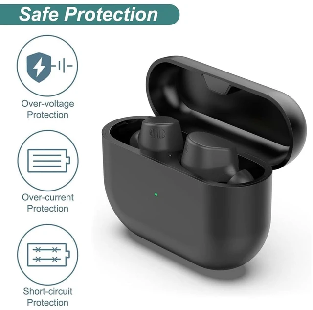 Alt view image 3 of 5 - EBTOOLS Earbuds Charging Case, USB C LED Indicator 590mAh Replacement Charger Case with Pairing Sync, for Elite 8 Active Sports Wireless Earbuds