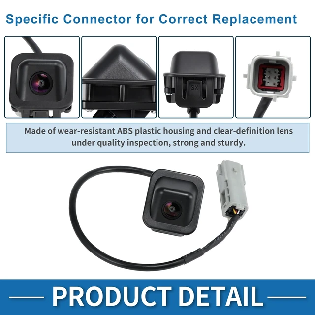 Alt view image 4 of 5 - A ABSOPRO Rear View Camera for Chevrolet Impala 2014-2020 Sedan Park Assist Backup Reverse Camera Replace No.23323779/22740367/590-110/GM1960113