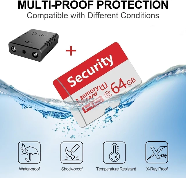 Alt view image 2 of 5 - Free 64G Wireless WiFi Smallest Battery Camera,HD1080P Mini Cameras,Portable Concealed,Baby Monitor,with Night Vision,Motion Detection,Cloud Storage,Remote Viewing for Security with iOS Android