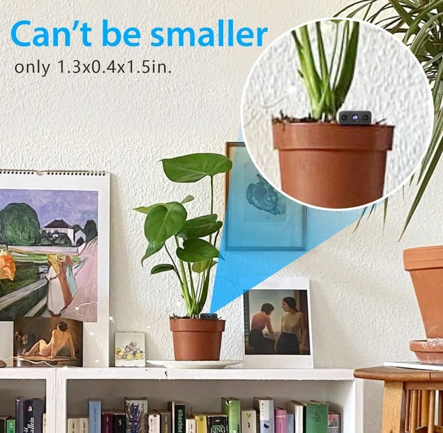 Alt view image 3 of 5 - Free 64G Wireless WiFi Smallest Battery Camera,HD1080P Mini Cameras,Portable Concealed,Baby Monitor,with Night Vision,Motion Detection,Cloud Storage,Remote Viewing for Security with iOS Android