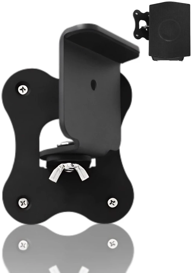 Main image of Speaker Wall Mounts for Q930B Q930C Q990B Q990C SX Q990B, Metal Adjustable Wall Mount Bracket, Space Saving Design, Stable Support