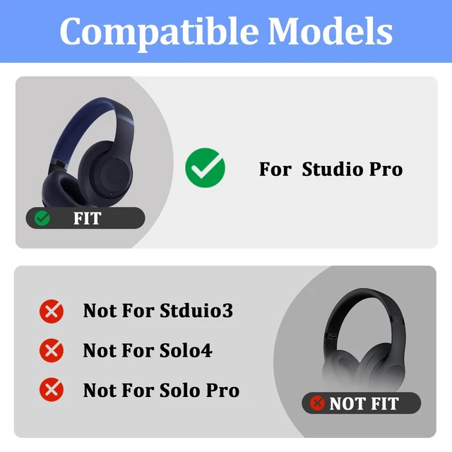 Alt view image 2 of 5 - Inside Panel Inner Panel for Beats Studio ProModel A2924 Headphone,Navy