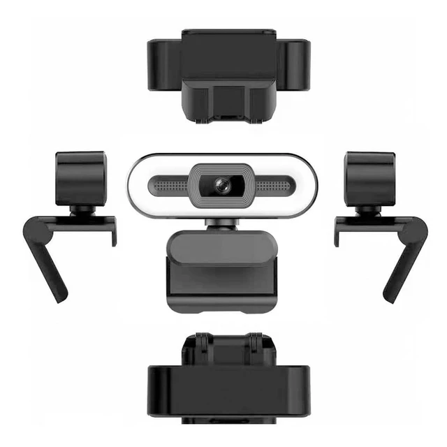 Alt view image 5 of 5 - XUMIUZIY 4K Webcam for PC, USB PC Camera with Built in Microphone, Super Bright Fill Light, Auto Beauty, 4K 30FPS Computer Web Camera for Streaming