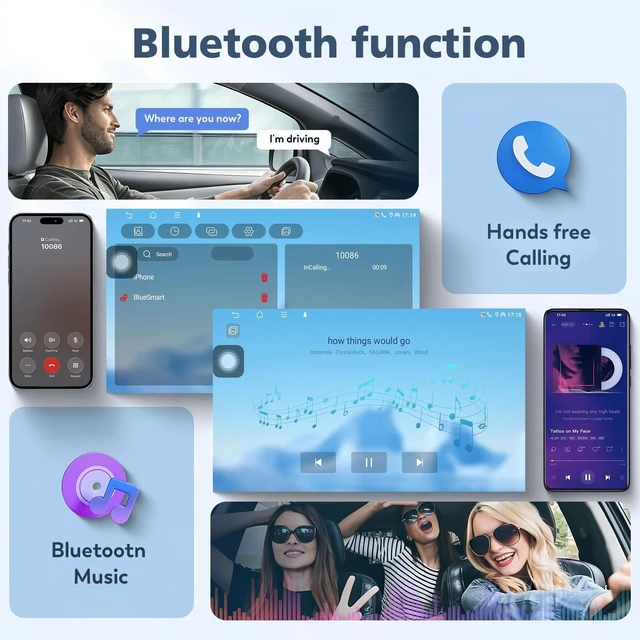 Alt view image 5 of 5 - 10.2 4GB+ 64GB Android15 Car Radio Stereo Upgrade For Dodge Ram 1500 2500 3500 2013-2018 (Manual AC) Volume Knob Keybutton Supports Wireless Carplay/Android Auto Steering Wheel Control WiFi Blu