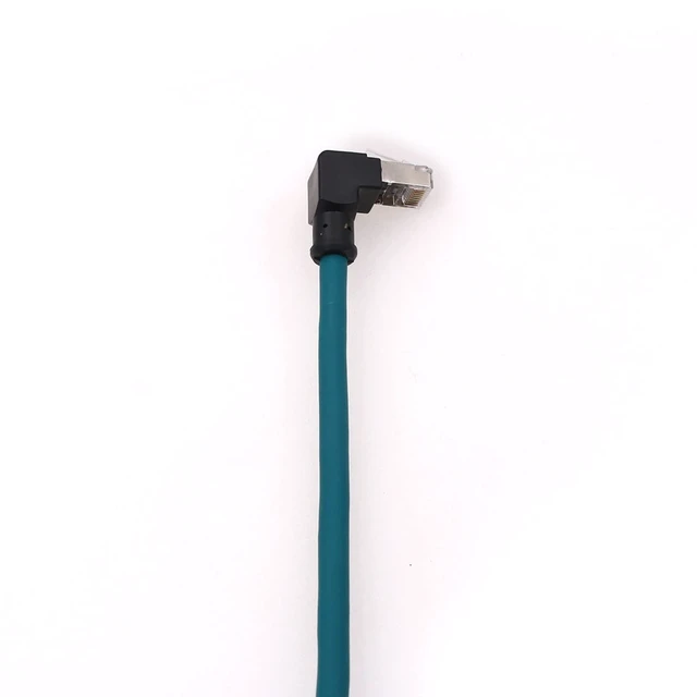 Alt view image 5 of 5 - Eonvic Ethernet Shielded Cable M12 X-Type 8 Position to RJ45 Waterproof Industrial Network High Flex Cable for Cognex