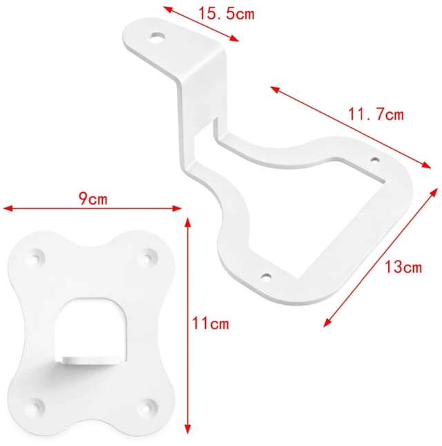 Alt view image 3 of 4 - Ferbao Wall Mount for Wiim Sound,Metal Bracket Concealed Installation,Available in Two Colors (White)