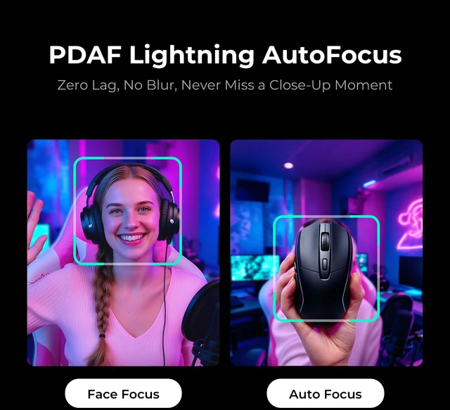 Alt view image 4 of 5 - YOLOLIV YoloCam S3 Bluetooth, 4K Streaming Webcam with 1/1.3'' Sensor