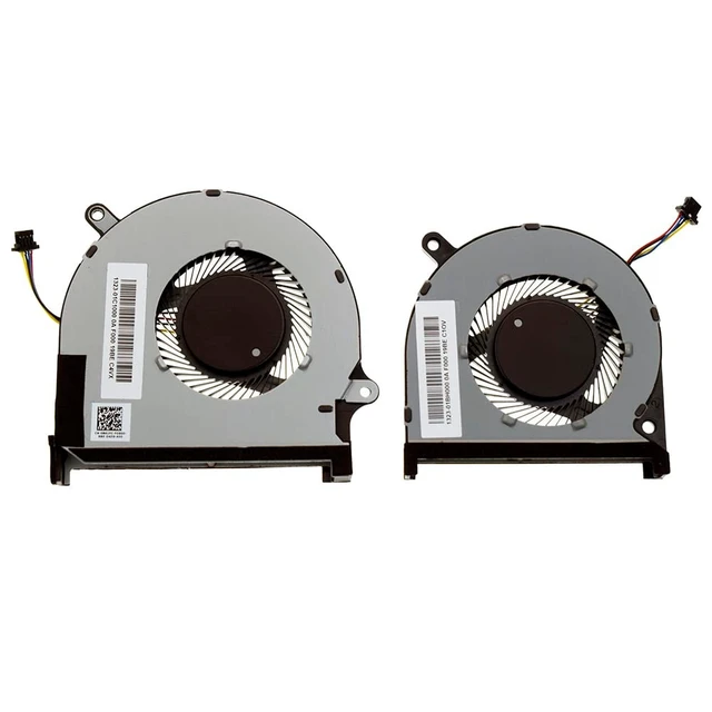 Alt view image 3 of 5 - CPU+GPU Cooling Fan for Dell Inspiron 15 7590 7591 Vostro 7590 P83F Series
