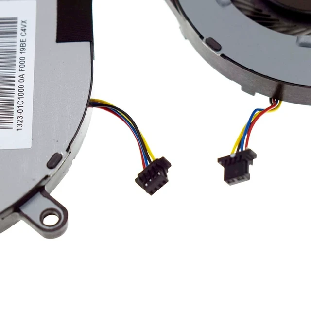 Alt view image 4 of 5 - CPU+GPU Cooling Fan for Dell Inspiron 15 7590 7591 Vostro 7590 P83F Series