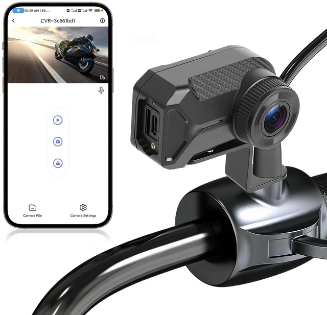 Main image of Motorcycle Dash Cam, Motorcycle Camera Front Moto Video Driving Recorder Dashcam with 1080P Loop Recording Waterproof