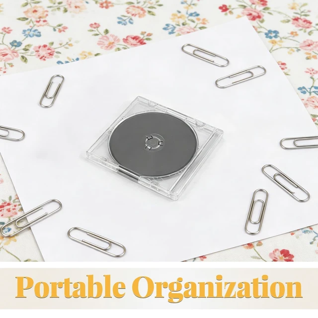 Alt view image 3 of 5 - OSOLADY 20pcs 8cm CD Jewel Case: Clear Plastic Mini CD Storage Box - Slim Protective Holder for 3-Inch Audio Discs Data Mini DVD Storage