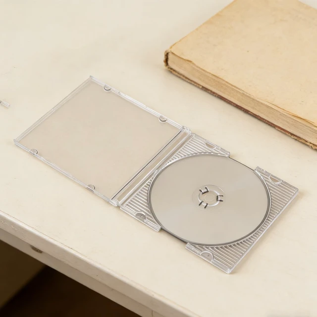 Alt view image 5 of 5 - OSOLADY 20pcs 8cm CD Jewel Case: Clear Plastic Mini CD Storage Box - Slim Protective Holder for 3-Inch Audio Discs Data Mini DVD Storage