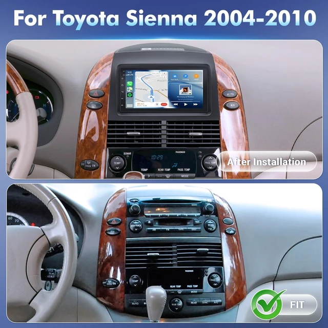 Alt view image 2 of 5 - 4Core+64G Android Car Radio for Toyota Sienna 2004-2010