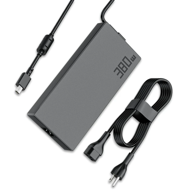 Alt view image 2 of 5 - 380W GaN Charger ADP-380AB B Fit for Asus ROG Strix Scar ProArt TUF Laptop