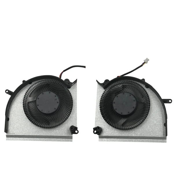 Alt view image 2 of 5 - New Laptop CPU and gpu Cooling Fan for MSI 17S3 17S4 Vector 17 HX N552 N553 PABD1A010SHL PABD1A010SHR 12V DC