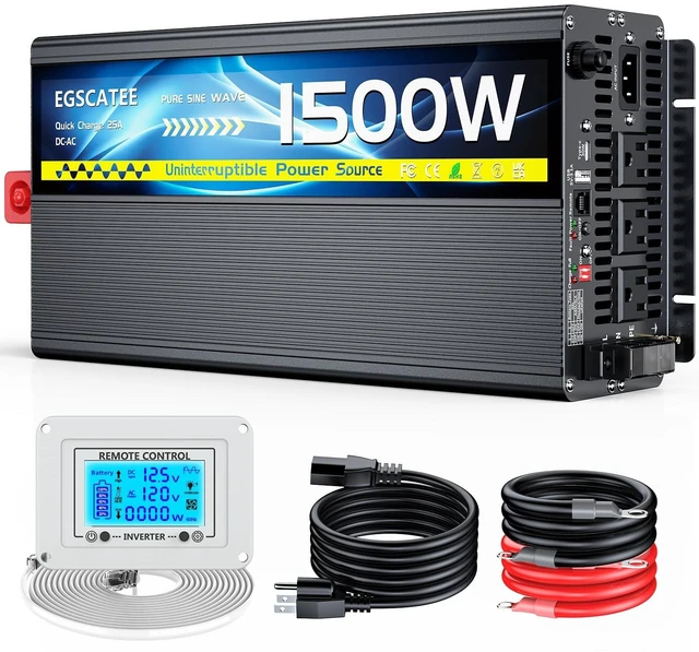 Main image of 1500W Sump Pump Battery Backup System for Basement Flood Protection