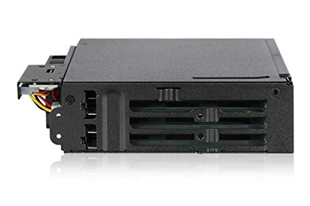 Alt view image 3 of 5 - ICY DOCK 6 Bay 2.5 SAS/SATA SSD/HDD & Ultra Slim Optical Disk Drive CD DVD ROM Backplane Enclosure for External 5.25" Bay ^^ ToughArmor MB606SPO-B