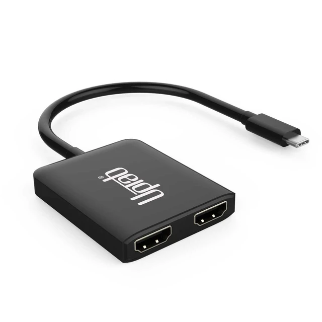 Alt view image 3 of 5 - uptab USB-C to Dual HDMI Adapter 4K 60Hz Splitter, Windows Only