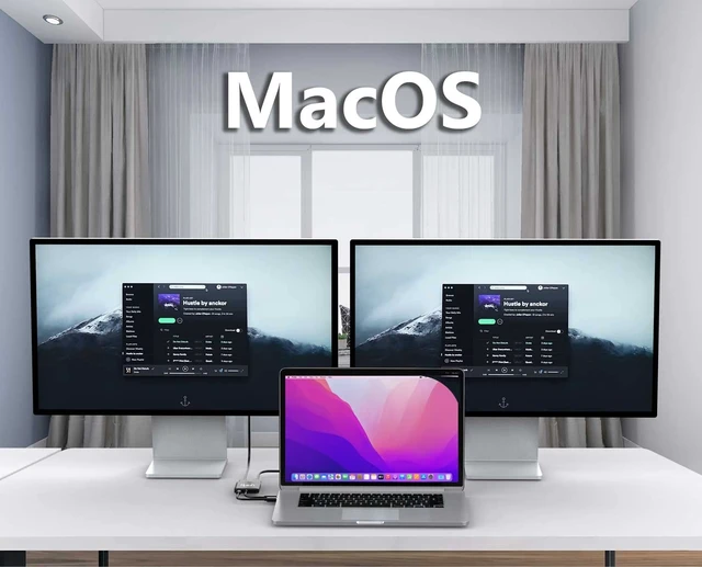 Alt view image 5 of 5 - uptab USB-C to Dual HDMI Adapter 4K 60Hz Splitter, Windows Only
