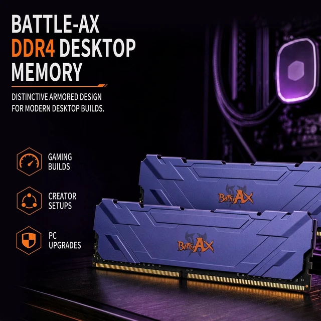 Alt view image 2 of 5 - Colorful DDR4 3200MHz 16GB (2x8GB) RAM 1.35V CL16 XMP2.0 Desktop PC Memory