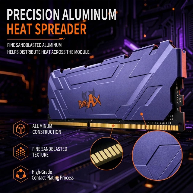 Alt view image 4 of 5 - Colorful DDR4 3200MHz 16GB (2x8GB) RAM 1.35V CL16 XMP2.0 Desktop PC Memory
