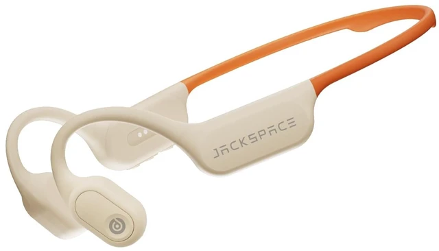 Main image of Diving & Swimming Bone Conduction Headphones IP68 Waterproof, Open-Ear, Built-in MP3 & Bluetooth 6.0, Magnetic Charging, TUV Certified 10m Diving, 15H Playback Orange