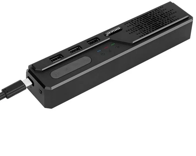 Main image of lorvannis 3 in 1 USB Wired Speaker with Microphone,Conference Speakerphone for PC & Laptop,360 Voice Pickup, Plug and Play, Computer Speaker for Zoom, Teams, Skype, Home Office & Online Meetings