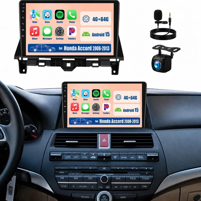 Main image of 4G+64G Android Car Stereo for Honda Accord 2008 2009 2010 2011 2012 2013