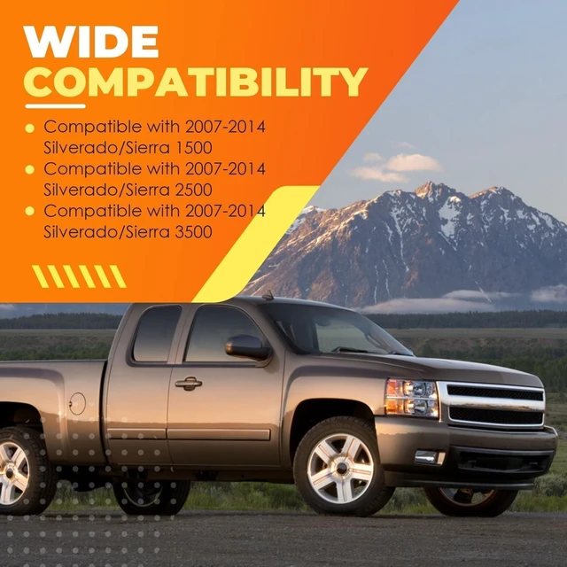 Alt view image 2 of 5 - Aspaton Tailgate Handle Backup Camer Fit Silverado Sierra 1500 2007-2013