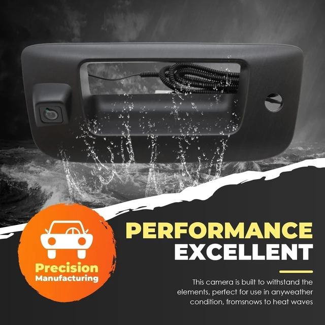 Alt view image 3 of 5 - Aspaton Tailgate Handle Backup Camer Fit Silverado Sierra 1500 2007-2013