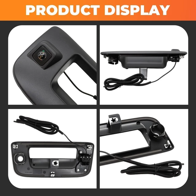Alt view image 5 of 5 - Aspaton Tailgate Handle Backup Camer Fit Silverado Sierra 1500 2007-2013