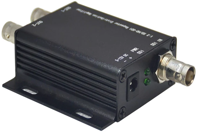 Main image of SDI Splitter 1 in 2 Out 3G/HD-SDI Converter Adapter Support 3G/HD/SD-SDI Broadcast Quality 1 pcs