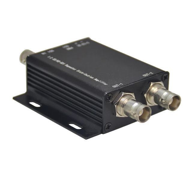Alt view image 2 of 5 - SDI Splitter 1 in 2 Out 3G/HD-SDI Converter Adapter Support 3G/HD/SD-SDI Broadcast Quality 1 pcs