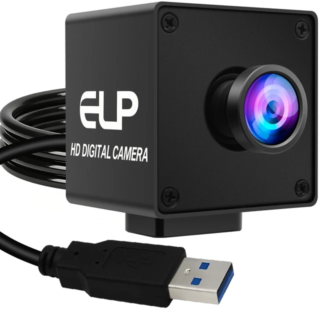 Main image of ELP High Speed Global Shutter USB3.0 Camera for Computer, 720P/200fps, 1080P/120fps, Wide Angle 110degree No Distortion Webcam, Mini UVC USB3.0/2.0 PC CAMERA Fast Frame Lightburn Cameras for Laptop Pi