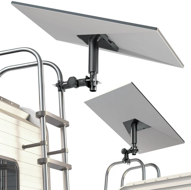 Main image of NiHome Starlink Gen 3 RV Mounting Kit, 360 Rotating Pole Adapter with Adjustable Pole, Pipe Adapter for RV, Motorcycle, Fence, Deck Railing, Flagpole, Rooftop
