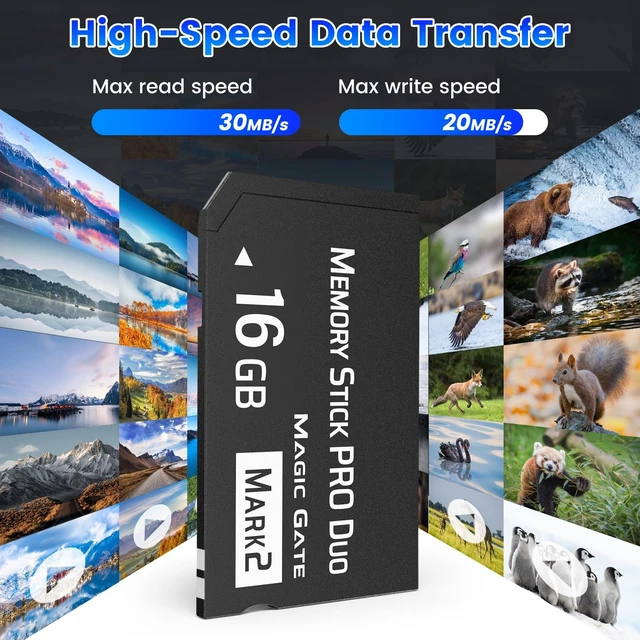 Alt view image 2 of 5 - Original 16GB 2Pack Memory Stick Pro Duo MARK2 High Speed Memory Stick Duo