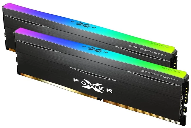 Main image of Silicon Power Gaming DDR4 16GB Kit (2 x 8GB) Zenith RGB RAM Gaming 3600MHz (PC4 28800) C18 Desktop Memory Module Ram with Heatsink Black (SP016GXLZU360BDD)